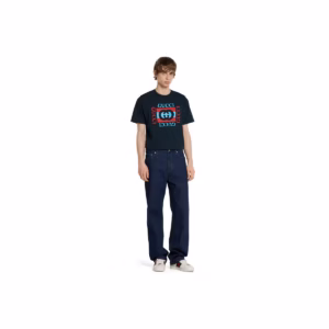 Printed cotton jersey T-shirt