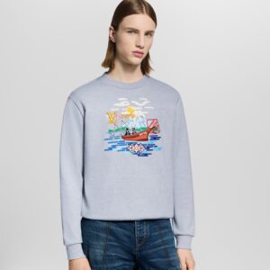 Embroidered sweatshirt